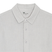 BIRKHOLM Muslin Skjorte Meleret Grå